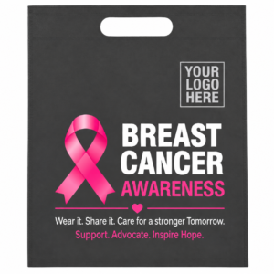 breast cancer awerness non woven bag